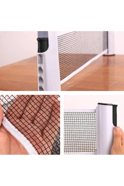 Ayarlanabilir Masa Tenisi Filesi Mekanizmalı Taşınabilir Masa Tenisi Filesi - 6