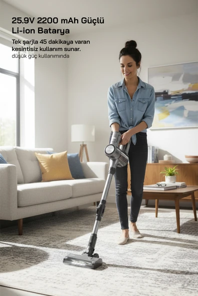 Sinbo Svc-8632 Elektrikli Süpürge-Gri - Resim 3