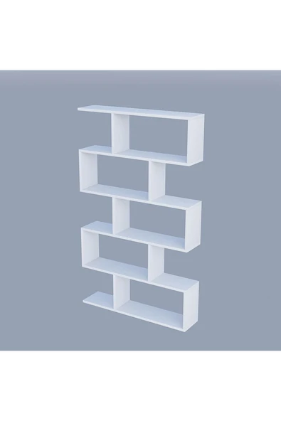 Decormet Nilüfer Kitaplık Beyaz - Resim 3