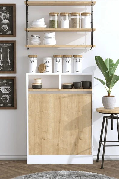 Decormet Bracked Çok Fonksiyonlu Masa Safir Meşe ürün görseli