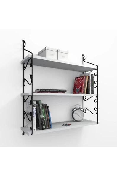 Decormet Seramoni Raf Seti 3 Raflı 200*720 Beyaz - Resim 7