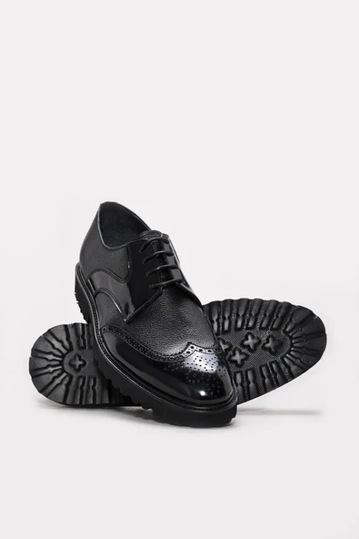 Hakiki Deri  Erkek Klasik Ayakkabı 265MA0138 - Resim 3