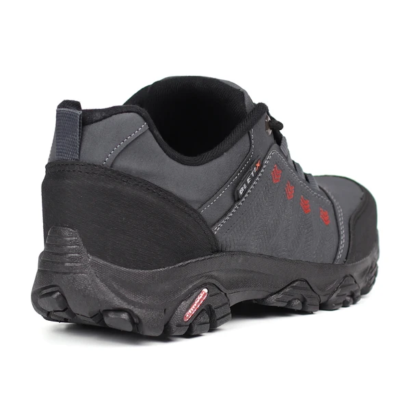 Erkek Füme Outdoor Trekking Ayakkabı Kaymaz Taban Suya Dayanıklı Hafif Rahat Günlük Yürüyüş ve Dağ Spor Ayakkabısı - Resim 5