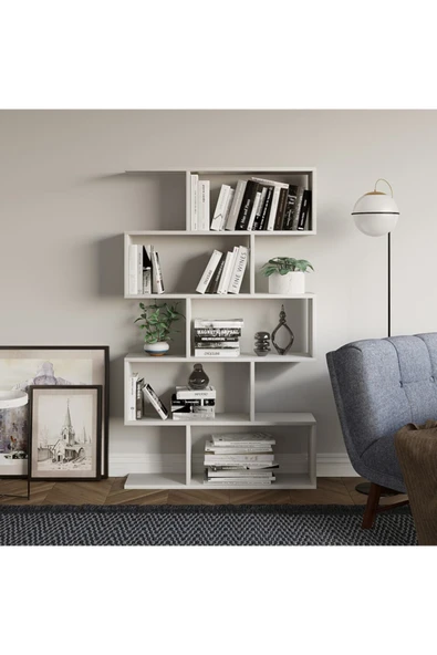 Decormet Nilüfer Kitaplık Beyaz ürün görseli