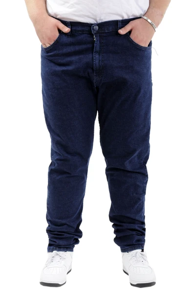 Mode XL Büyük Beden Erkek Pantolon Kot 21920 Lacivert ürün görseli