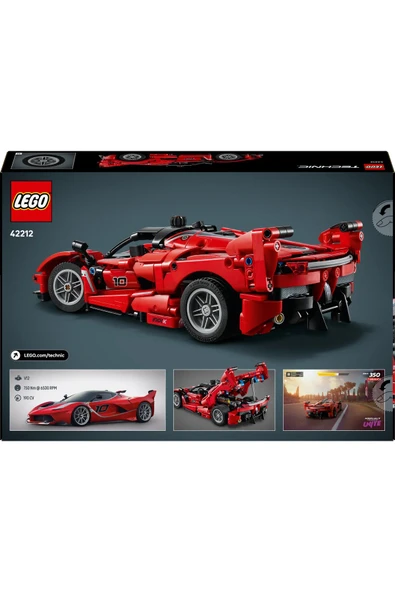 ® Technic Ferrari FXX K 42212 - 10+ Çocuklar için STEM Oyuncak Yapım Seti (897P) - 4
