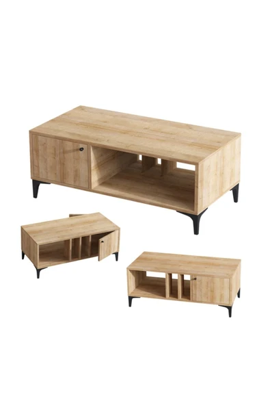 Decormet Rigo Sehpa Safir Meşe -Dec-20037 - Resim 3