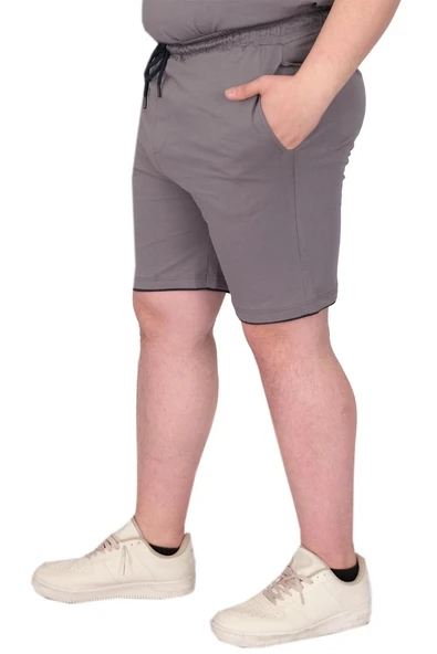 Mode XL Büyük Beden Erkek Kapri Suprem MD08 22135 Füme - 7