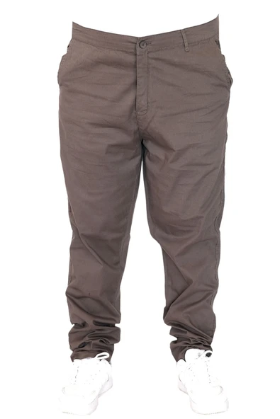 Mode XL Büyük Beden Erkek Gabardin Pantolon Doğa 22850 Haki - 4