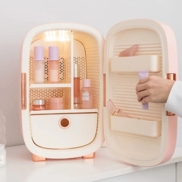 Flamingueo Kendall Profesyonel Kozmetik Buzdolabı 12L - 5