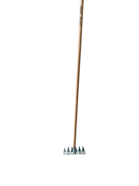 6 Dişli Ot Yolma Çelik Tırmık Çapası Ck-75 21 cm - 3