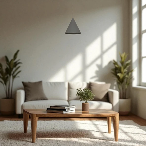 Leona Gri Sakır Avize - 2