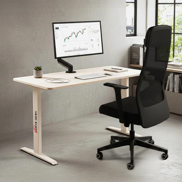 xDrive Rüzgar Çalışma Masası Beyaz (160x70) ürün görseli