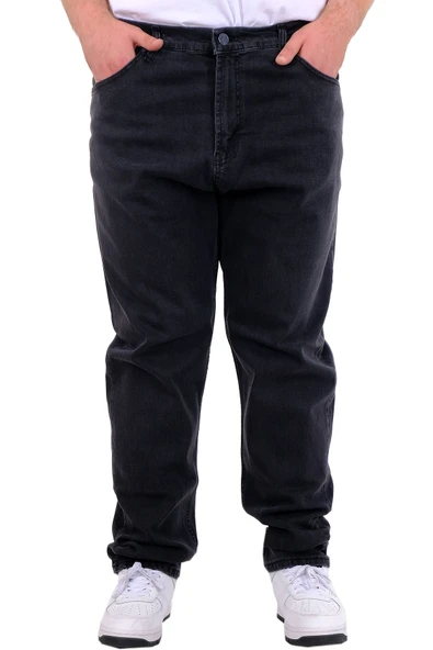 Mode XL Büyük Beden Erkek Pantolon Klasik Kot 21920 Antrasit ürün görseli 1