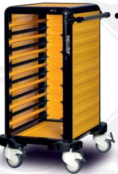 Gastrolley tekli Gn Küvet Taşıma Arabası 75 (2 Yanı+ Arka Kapalı) ürün görseli 1