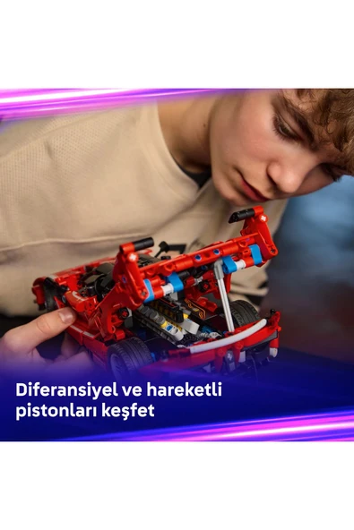 ® Technic Ferrari FXX K 42212 - 10+ Çocuklar için STEM Oyuncak Yapım Seti (897P) - 8