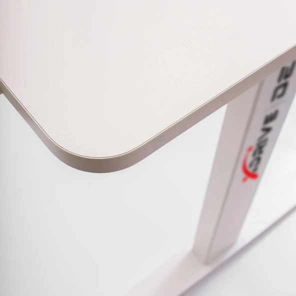 xDrive Rüzgar Çalışma Masası Beyaz (160x70) - Resim 7