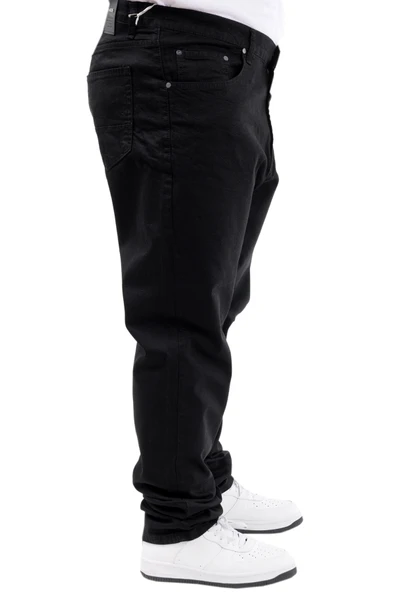 Mode XL Büyük Beden Erkek Kot Pantolon Klasik NEPTN 24900 Siyah - 3