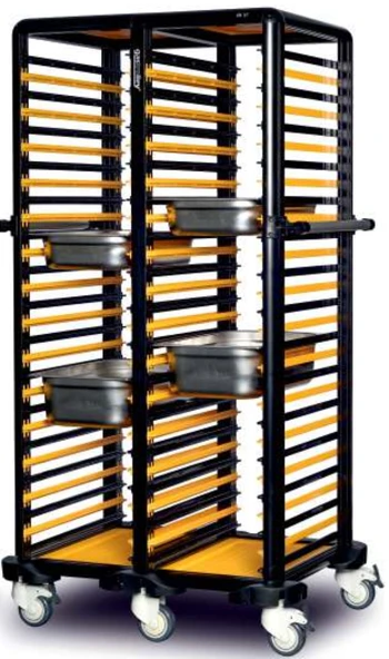 Gastrolley İkili Gn Küvet Taşıma Arabası 150 (EtRafı Açık) ürün görseli 1