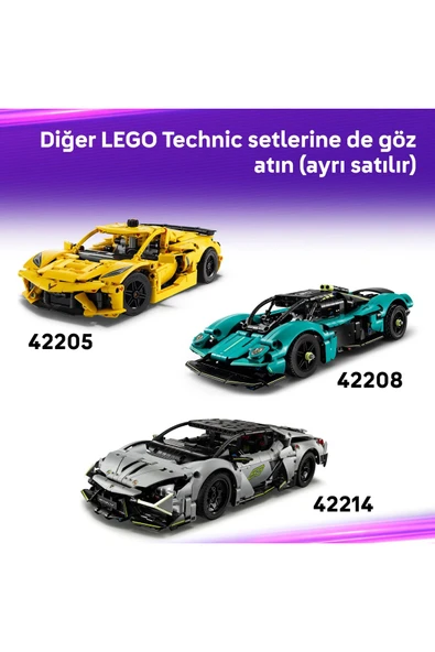 ® Technic Ferrari FXX K 42212 - 10+ Çocuklar için STEM Oyuncak Yapım Seti (897P) - 10