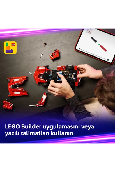 ® Technic Ferrari FXX K 42212 - 10+ Çocuklar için STEM Oyuncak Yapım Seti (897P) - 9