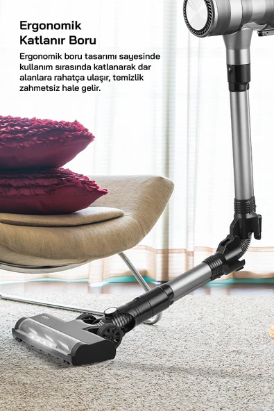 Sinbo Svc-8632 Elektrikli Süpürge-Gri - Resim 2