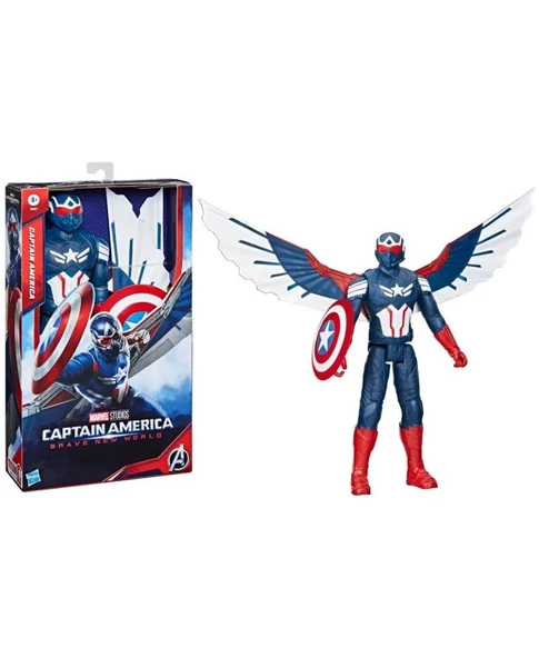 Marvel Studios Titan Hero Series Deluxe Kaptan Amerika Aksiyon Figür - 3