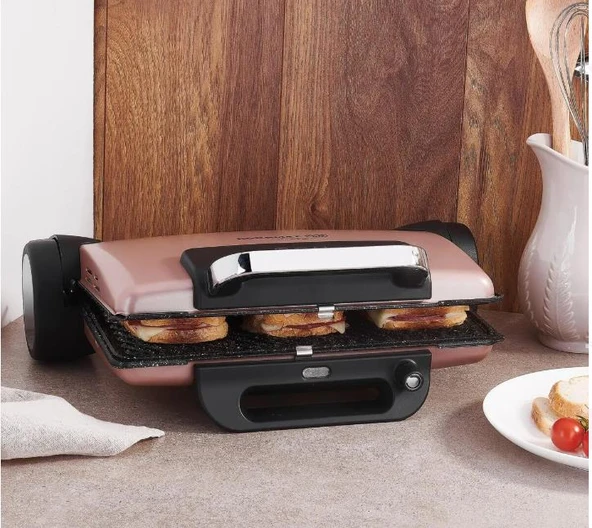 Korkmaz A811-01 Tostema Rosagold Maxi Tost Makinesi - 2