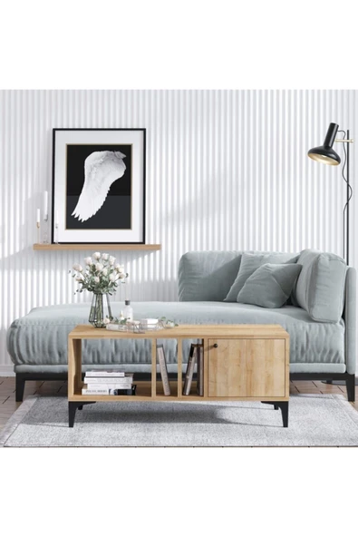 Decormet Rigo Sehpa Safir Meşe -Dec-20037 - Resim 6