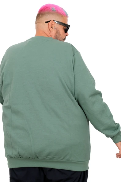 Mode XL Erkek Interlok Sweat Bıs.Yaka Basıc U22465 - 4