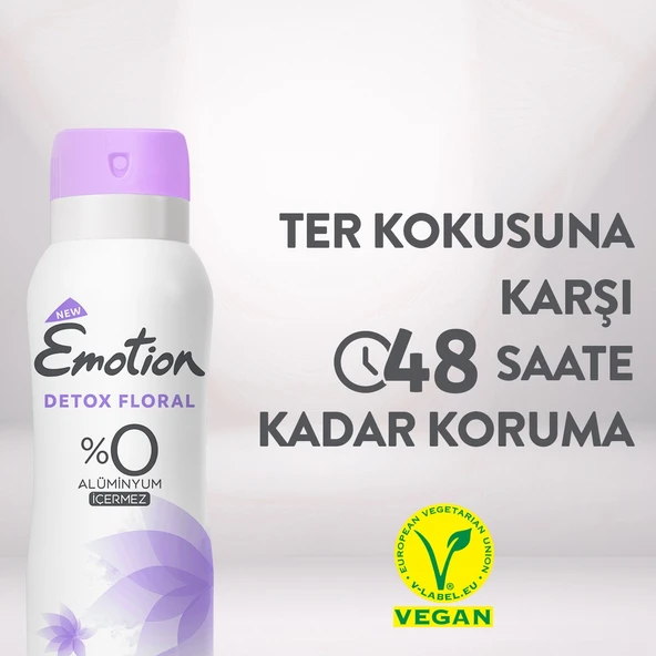 Emotion Detox Floral Kadın Deodorant 6 x 200 ml - 4