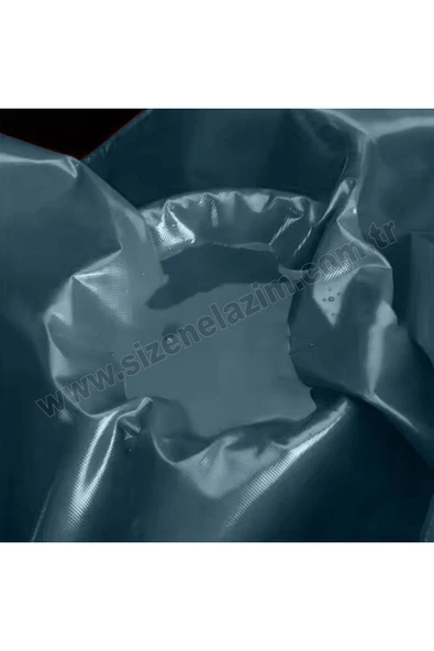 sizenelazım 110cm x 1m  Antrasit PVC Su Geçirmez Balkon Demiri Korkuluk Çit Branda - Resim 4