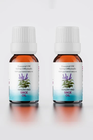 PROCLİS Adaçayı Yağı, %100 Doğal Sage Oil 2'li Set 10 ml