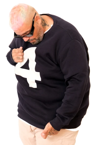 Mode XL Battal Beden Bis Yaka Sweat 4 U25809 - Resim 3