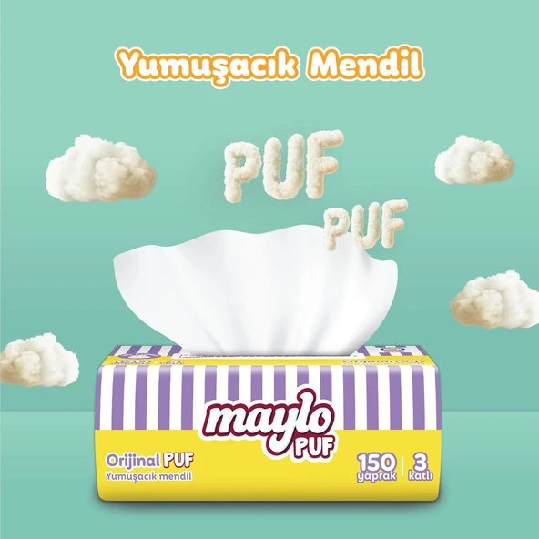 Maylo Puf Mendil 150'li Tek Paket - 2