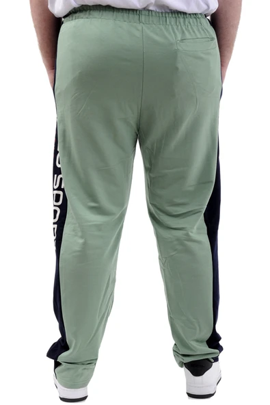 Mode XL Büyük Beden Erkek Eşofman Altı Cepli Baskılı SPORT 24516 Çağla - Resim 5