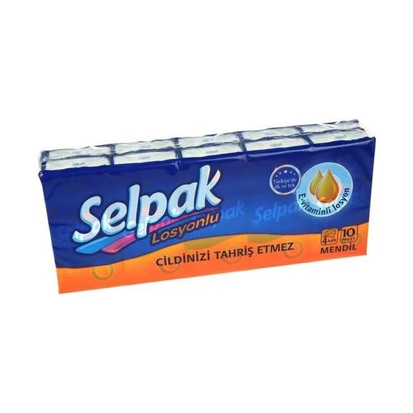 Selpak Klasik Mendil 4 Katlı 10X10 Paket (100 Adet) - 2
