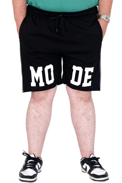 Mode XL Büyük Beden Erkek Şort Süprem 25501S Siyah ürün görseli 1