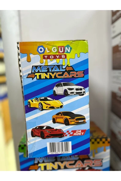 METAL TINYCARS Çek Bırak Metal Oyuncak Arabalar 24’lü Set - Resim 2