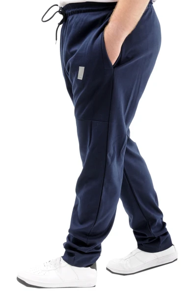 Mode XL Büyük Beden Erkek Eşofman Altı Cepli PARÇALI 24515 Açık Lacivert - Resim 2