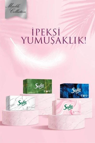 SOFİA Kutu Mendil 4x100'lü - 3