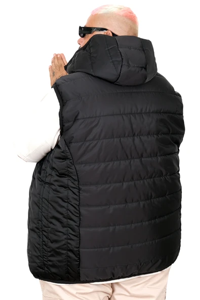 Mode XL Battal Erkek Kapitone Yelek 25713 - 4