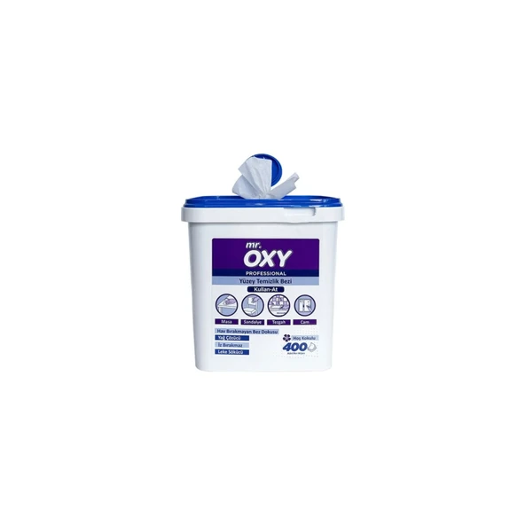 Mr.oxy Mr. Oxy Profesyonel Yüzey Temizlik Mendili 400'LÜ - 2