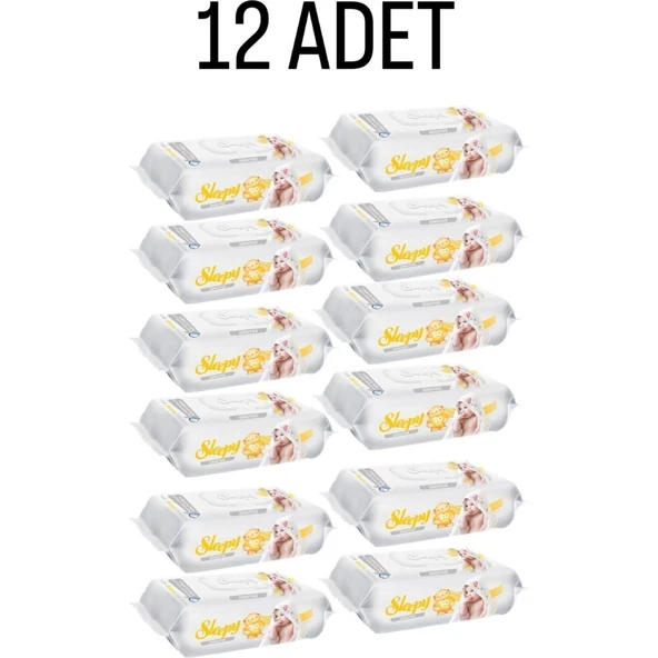 Sleepy Sensitive Islak Havlu 12x90'lı 12 Paket 1080 Yaprak