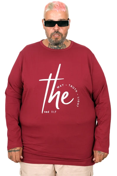 Mode XL Erkek Uzun Kol T-Shirt THE SED U25103 ürün görseli
