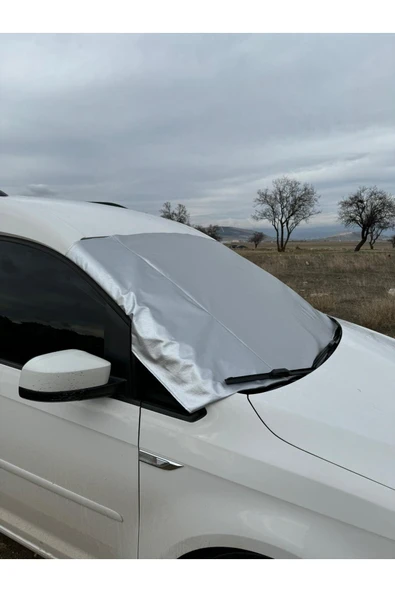 sizenelazım Araç Ön Camı Buzlanma Önleyici Branda - Resim 2