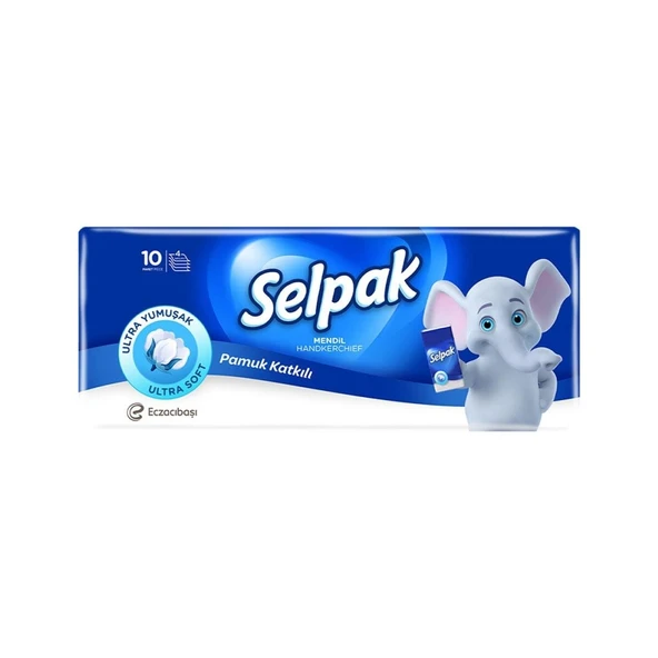Selpak Mendil Cep Klasik 10'lu 4 Adet