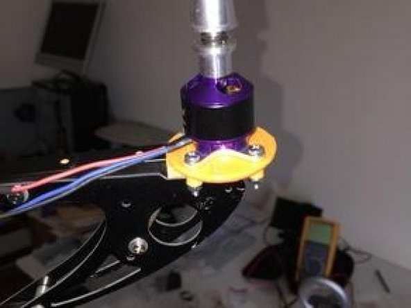 X525 Quadcopter İçin Motor Montajı Plastik Aparat - 3