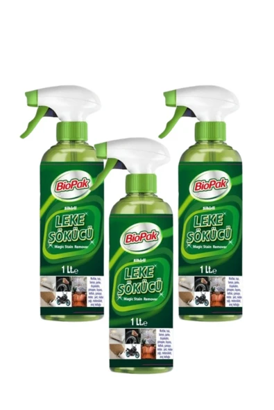 BİOPAK Leke Sökücü Sihirli Yeşil Güç 3'lü
