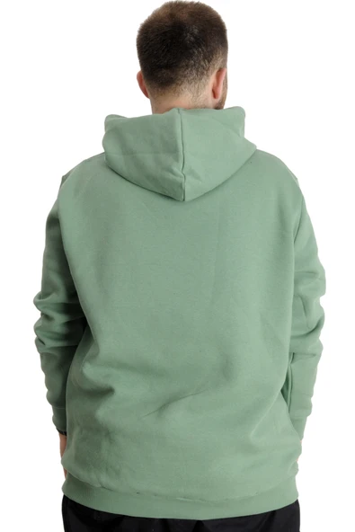 Mode XL Büyük Beden Erkek Sweatshirt Kapüşonlu 23540 Çağla - Resim 4